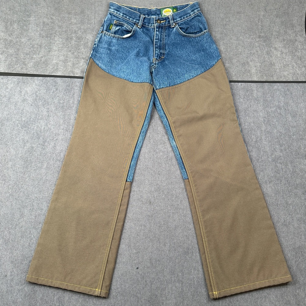 Cabelas Outdoor Gear Brush Pants Mens 16 Blue Denim Tan Nylon Hunting Jeans